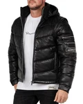 Reichstadt Bomberjacke Herren Echtleder Jacke 22RS32LUX Schwarz (22RS32LUX)