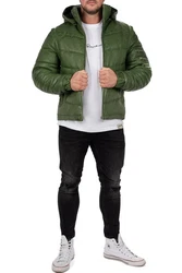 Reichstadt Bomberjacke Herren Echtleder Jacke 22RS32LUX Kaki (22RS32LUX)