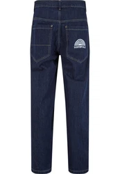 Southpole Bequeme Jeans Herren 3D Embroidery Denim (1-tlg) Dunkelblau/Blau/Hellblau