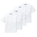 Schiesser T-Shirt Essentials Rundhals-Ausschnitt Dunkelblau/Weiß