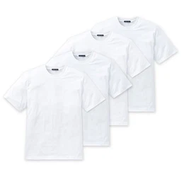 T-Shirt Essentials (4-tlg) Rundhals-Ausschnitt