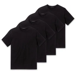 T-Shirt Essentials (4-tlg) Rundhals-Ausschnitt