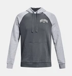 Under Armour Hoodie UA RIVAL WM COLORBLOCK HD PITCH GRAY