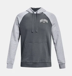 Under Armour Hoodie UA RIVAL WM COLORBLOCK HD PITCH GRAY