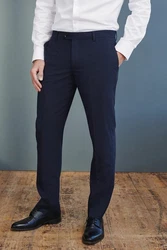 Next Signature Anzughose mit Wollanteil Tailored Fit Dunkelblau/Blau