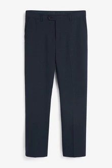 Next Signature Anzughose mit Wollanteil Tailored Fit Dunkelblau/Blau Next Signature Anzughose mit Wollanteil Tailored Fit Dunkelblau/Blau