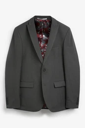 Baukastensakko Skinny Fit Anzugjacke mit zwei Knpfen (1-tlg)
