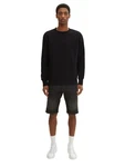 TOM TAILOR Jeansshorts JOSH Schwarz/Dunkelgrau