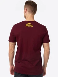 Lonsdale T-Shirt Logo Bordeaux/Dunkelrot/Braun/Rot/Gold