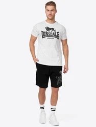 Lonsdale T-Shirt Logo Braun/Grau/Rot/Dunkelrot/Weiß
