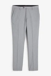 Next Stretch-Hose Formelle Stretchhose Grau/Hellgrau
