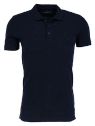 TOM TAILOR Poloshirt Basic Polo Dunkelblau/Blau