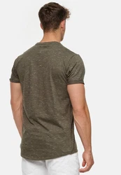Indicode T-Shirt Kloge Khaki/Dunkelgrün