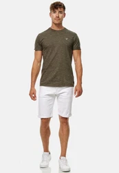 Indicode T-Shirt Kloge Khaki/Dunkelgrün