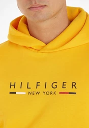 Tommy Hilfiger Hoodie Hilfiger New York Hoody mit Kängurutasche Gelb