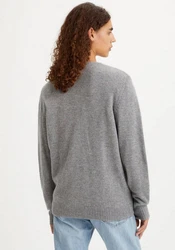 LEVI'S Pullover 'Original HM Sweater' grau/rot/weiß
