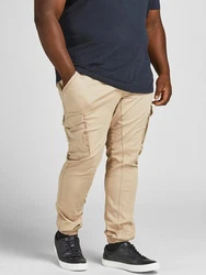 Jack & Jones Plus Hose 'Paul' hellbeige