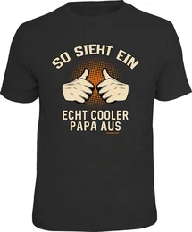 T-Shirt als Geschenk fr Mnner zum Vatertag oder fr den werdenden Papa