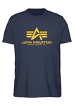 ALPHA INDUSTRIES T-Shirt Hellblau/Dunkelblau/Blau