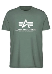 ALPHA INDUSTRIES T-Shirt Dunkelgrün/Grün