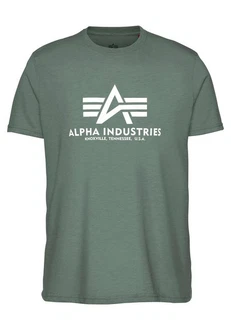 ALPHA INDUSTRIES T-Shirt Dunkelgrün/Grün