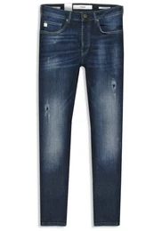 5-Pocket-Jeans Herren U2 Slim Fit distressed Denim