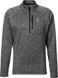 Odlo Rollkragenpullover Mid Layer 1/2 Zip FLI Grau meliert