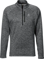 Odlo Rollkragenpullover Mid Layer 1/2 Zip FLI Grau meliert