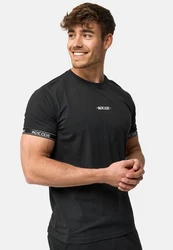 Indicode T-Shirt Lutzy Schwarz/Blau