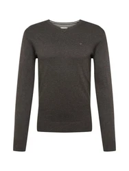 TOM TAILOR Pullover Dunkelgrau/Khaki/Grau/Dunkelgrün