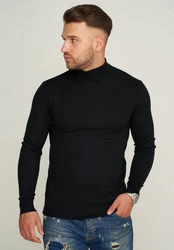 behype Strickpullover MKBONI Schwarz/Dunkelblau