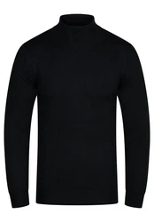 behype Strickpullover MKBONI Schwarz/Dunkelblau