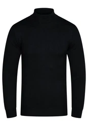 behype Strickpullover MKBONI Schwarz/Dunkelblau
