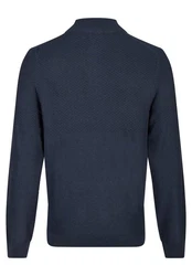 HECHTER PARIS Troyer Uni-Look Dunkelblau/Hellblau/Blau