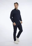 HECHTER PARIS Troyer Uni-Look Dunkelblau/Hellblau/Blau