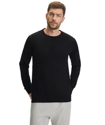 FALKE Langarmshirt Grau/Dunkelgrau/Grün
