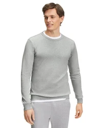 FALKE Langarmshirt Grau/Hellgrau