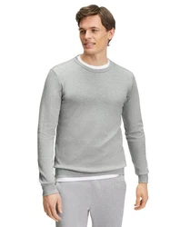 FALKE Langarmshirt Grau/Hellgrau