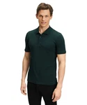 FALKE Poloshirt Dunkelgrün/Grün