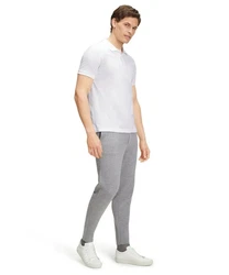 FALKE Poloshirt Grau/Hellgrau/Weiß/Creme
