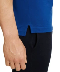 FALKE Poloshirt Blau/Dunkelblau