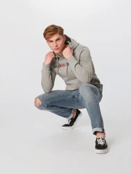 Jack & Jones Sweatshirt JJECORP OLD LOGO SWEAT HOOD NOOS Schwarz/Hellblau/Khaki/Braun/Grau/Hellgrau/Rot/Dunkelgrau