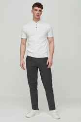 Next Chinohose mit Stretch Dunkelgrau/Khaki/Hellgrau/Grau