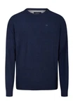 HECHTER PARIS Rundhalspullover Dunkelblau/Blau