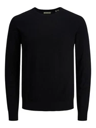 Jack & Jones Pullover JJEEMIL Schwarz/Dunkelblau