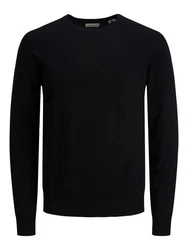 Jack & Jones Pullover JJEEMIL Schwarz (4295)