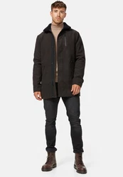 Indicode Kurzmantel Falmo Braun/Khaki/Dunkelgrün/Dunkelbraun/Schwarz/Grau