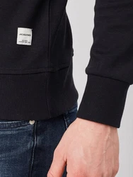 JACK & JONES Sweatshirt 'Basic' Dunkelblau/Lila/Schwarz