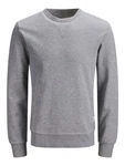 JACK & JONES Sweatshirt 'Basic' Grau/Hellgrau/Dunkelgrau