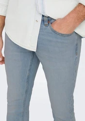 ONLY & SONS Slim-fit-Jeans Loom Hellblau/Blau/Grau